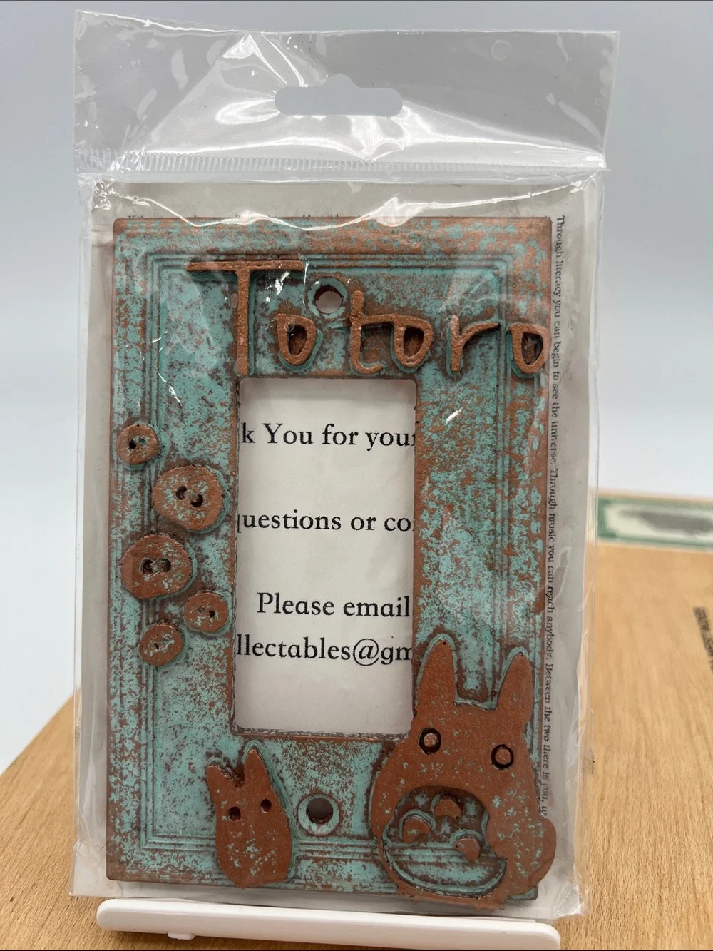 Totoro Light Switch Cover